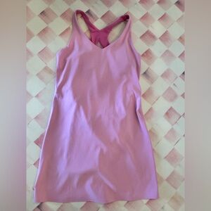 SPANXSHAPE™ PINK GET MOVING V-NECK DRESS